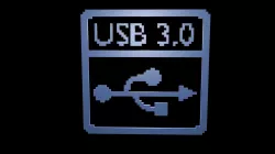 USB logo voxel 3 3D model