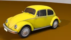 Volkswagen Beetle 1969 3D model