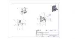 walking pole clamp