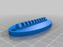 Wall mount cable holder