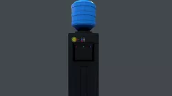 Water Dispenser Low-poly  3D model
