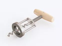 Wine opener 3D model