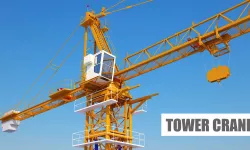 Yellow KH-310 Crane 3D model