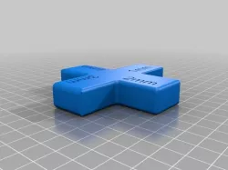 1-2-3-4mm Filet gauge block.