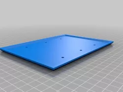 3 Gang Blank Electrical Cover