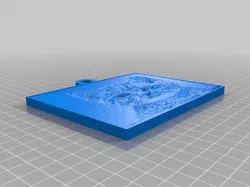 3d cat lithopane