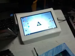 Banana PRO and LCD TS 7 CASE Landscape disk 2.5