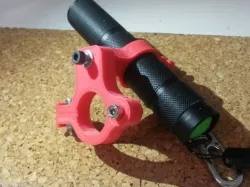 bike flashlight mount