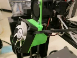 Bolt-on Lightweight Ducted fan-MakerGear M2 (& silent build recs)