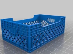 business card crate fixed bottom and stackable