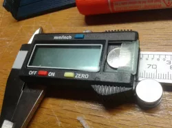 Cheapo Calipers Battery Cover