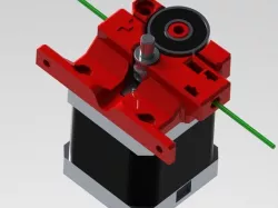 Compact Bowden Extruder MK8 drive gear IR gate