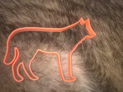 Czechoslovakian Wolfdog Cookie Cutter