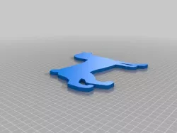 Dog keychain (jack russel)