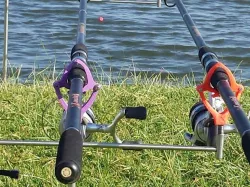 Fishing rod butt clamp