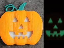 Glowing Pumpkin Pendant/Pin