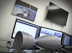 Large Rocket Nozzle
