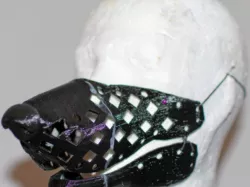 Minimal canine fursuit head-base