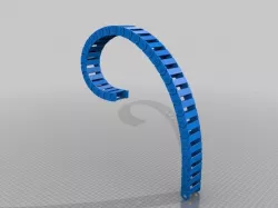 My Customized Fully Parametric Cable Chain for CoreXY Printer