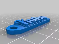 My Customized Multiline Tag or Keychain