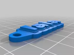 My Customized Multiline Tag or Keychain