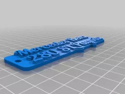 My Customized Multiline Tag or Keychain