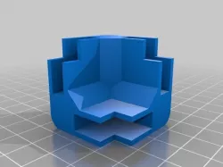 My Customized Parametric Mini Modular Framing System - Corner Block 6.5mm