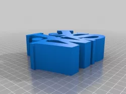 My Customized WORD Sculpture