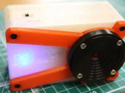Picture - The 3D Printed Raspberry Pi Camera.