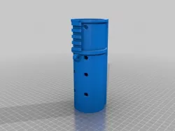 QB78 Ninja 13ci tank holder with picatinny rail and sling mount