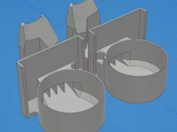 Replicator Ducted Fan Clips Modded