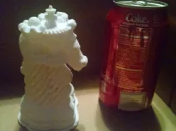 Tall chess set - test print - All 6 pcs merged together