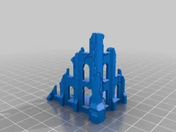 Warhammer 40K broken building corner ( rotated)