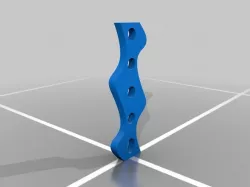 Wave Pen Holder Self Supporting