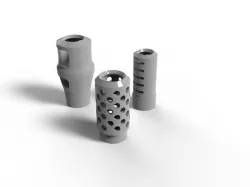 28mm artillery muzzle brakes