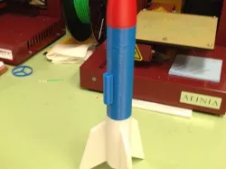 3D printable Model Rocket