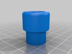 3D Printed Percolated Bong Slider Adapter (Modified).