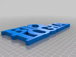 Biologia WORD Sculpture