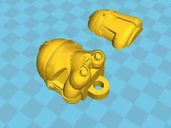 Clone phase 2 helmet keychain #2