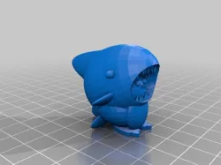 Cool penguin/shark