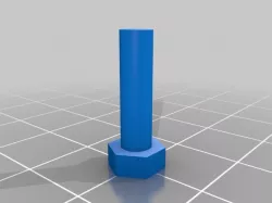 Customizable Bolt Blank for Cutting in CAD