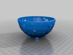 Dragon Bowl with feet