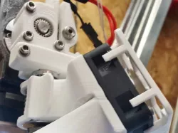 E3D Clip-on Fan Mount and Easy Access Makergear M2 Filament Drive