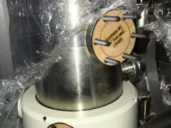 Equipment 'I.O.U.' plates for Scanning Electron Microscope