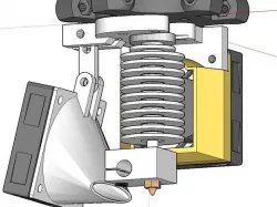 FolgerTech Kossel filament cooler mod.