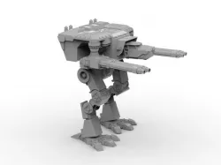 Fully posable Wardog Titanic Robot