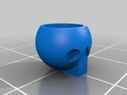 Halloween Cool Skull Container