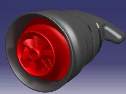 High Revolution Jet Turbine