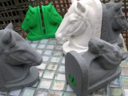Horse Head Bookend and Letter Holder