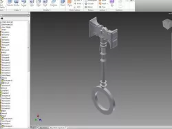 League of Legends Jayce Hammer Keychain
